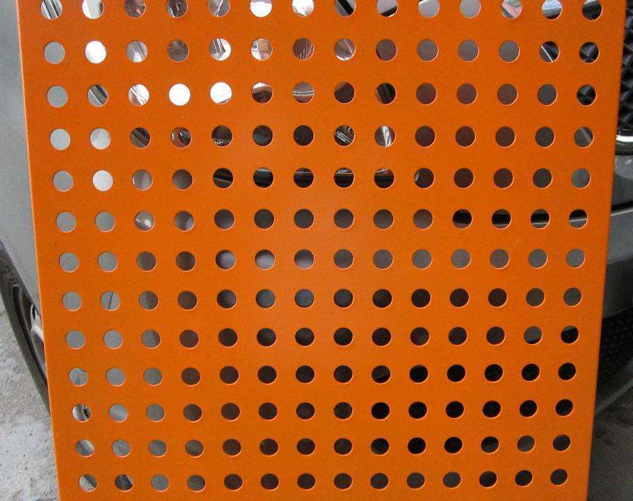 圓孔沖孔網板 噴塑